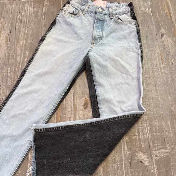 Revice Two Tone Ex Boyfriend High Waist Jeans 27 - Picture 8 of 10
